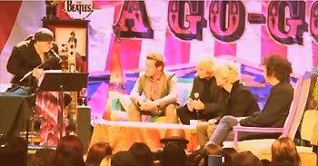 Billie Joe Armstrong of Green Day giving love to the lads in The Anderson Council